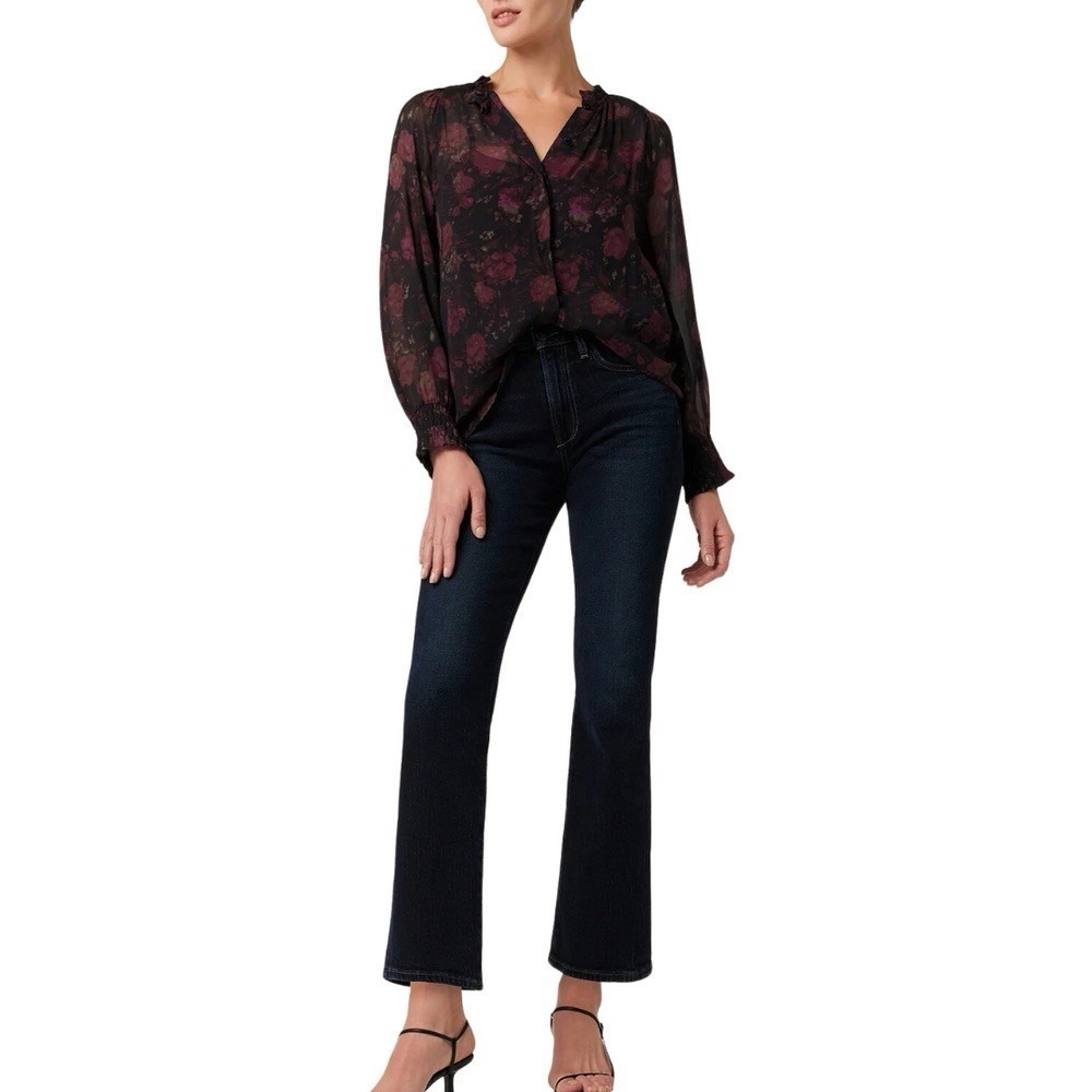 Joe's Jeans The Callie High Rise Cropped Boot Jeans Squad Goals 31 Dark Preppy - Picture 3 of 12
